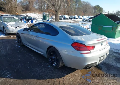 2016 BMW 640I из США, поврежденный, VIN WBA6H1C55GD932954